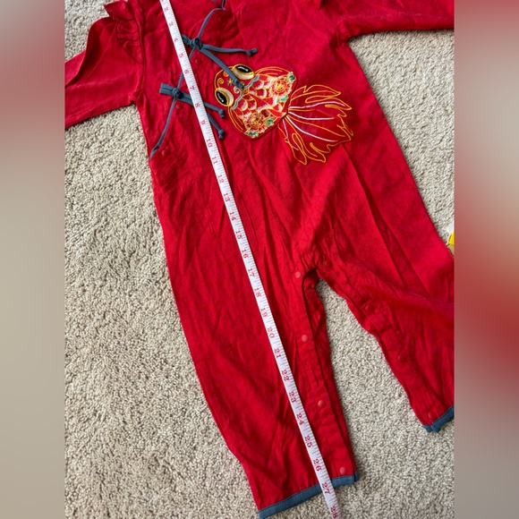 Baby's jumpsuit embroidered  jacket Chinese-style baby's Tang suit - Picture 7 of 10